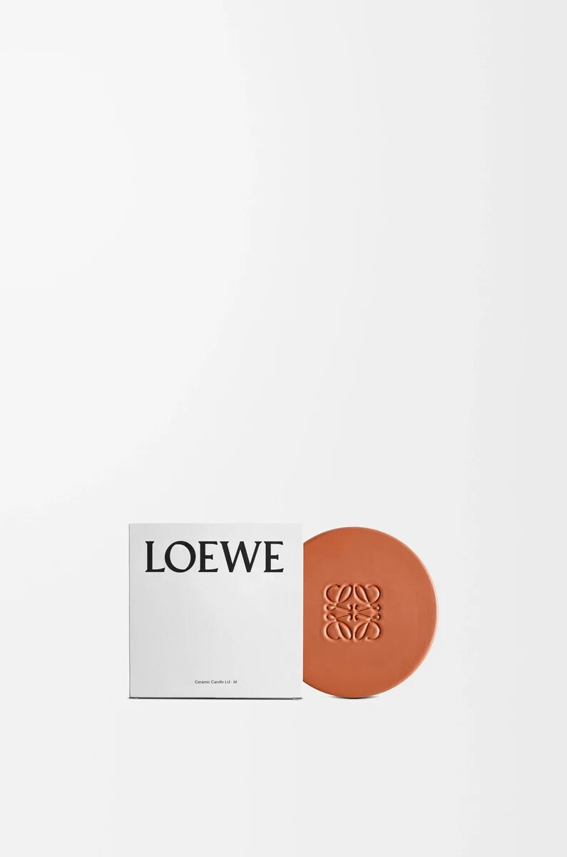 couvercle de bougie moyen en terre cuite
