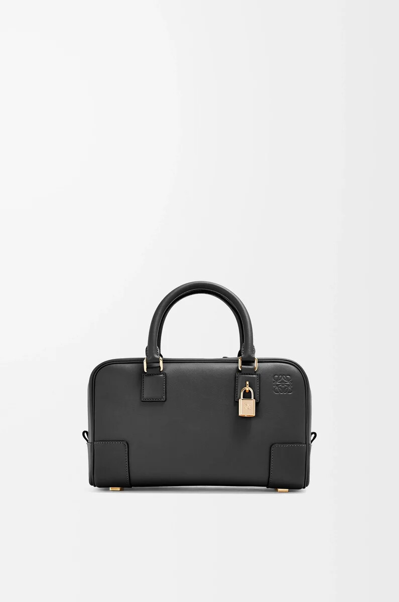 sac amazona 23 en cuir de veau nappa noir