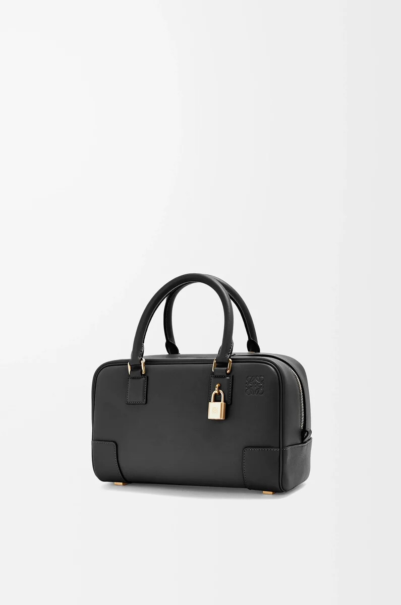 sac amazona 23 en cuir de veau nappa noir