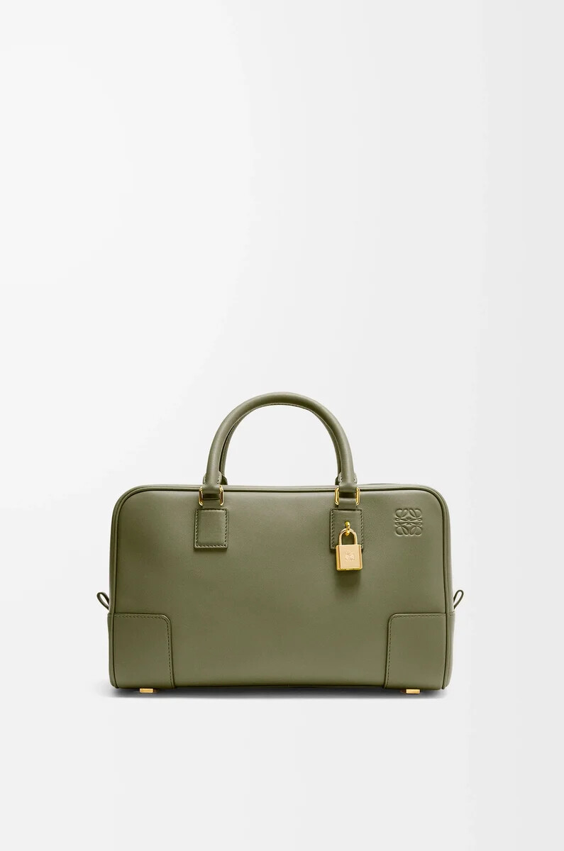 sac amazona 28 en cuir de veau nappa vert avocat