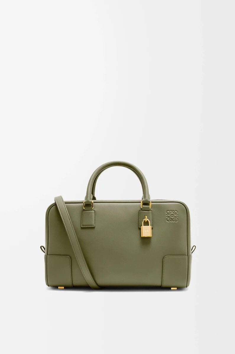 sac amazona 28 en cuir de veau nappa vert avocat