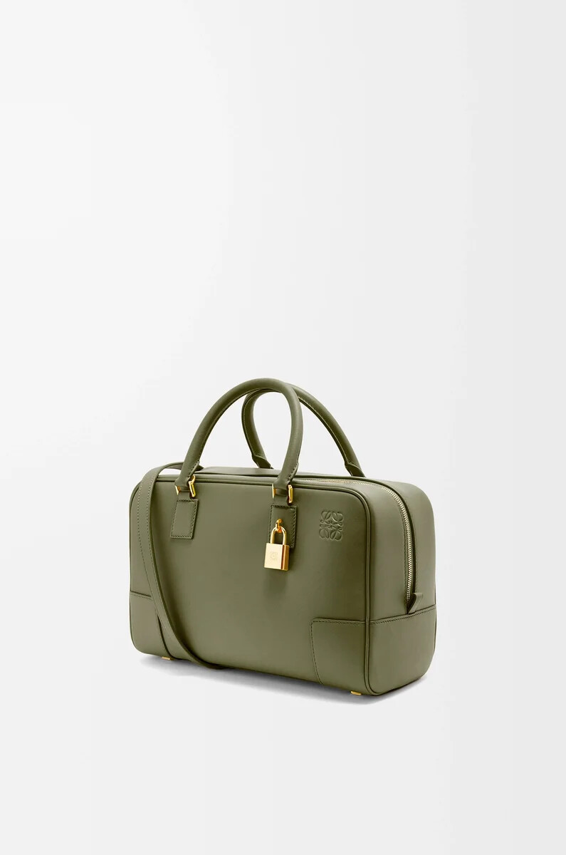 sac amazona 28 en cuir de veau nappa vert avocat