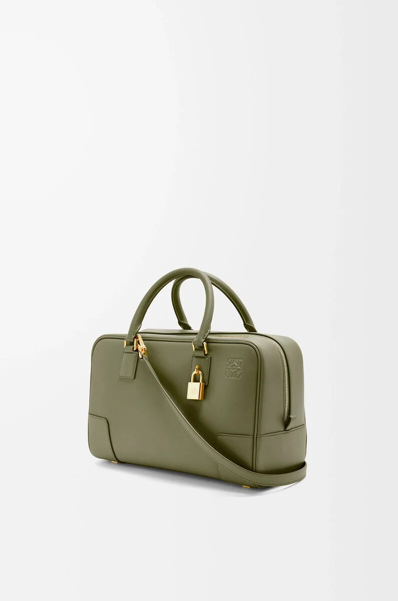 sac amazona 28 en cuir de veau nappa vert avocat