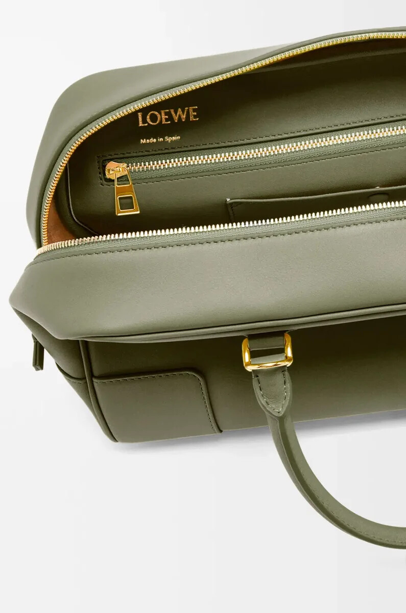 sac amazona 28 en cuir de veau nappa vert avocat
