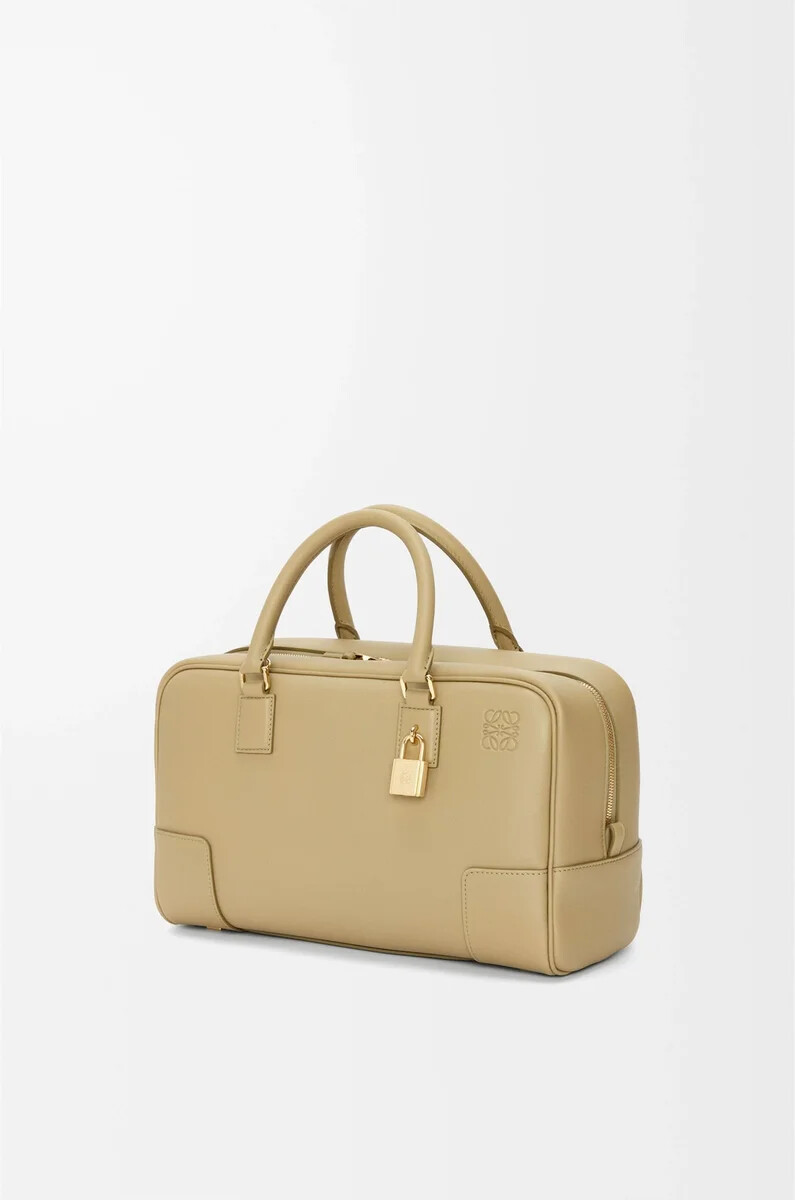 sac amazona 28 en cuir de veau nappa vert argile