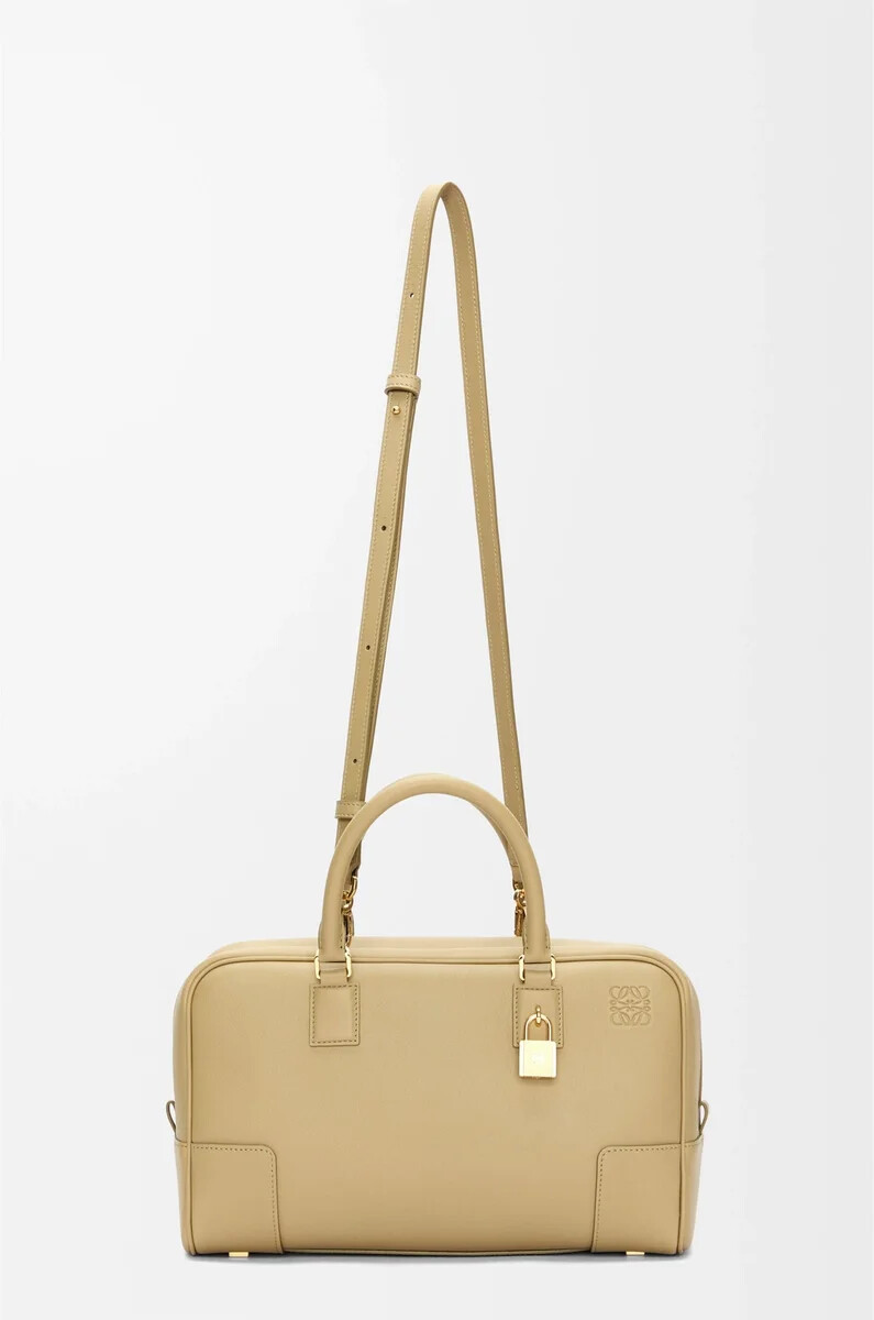 sac amazona 28 en cuir de veau nappa vert argile