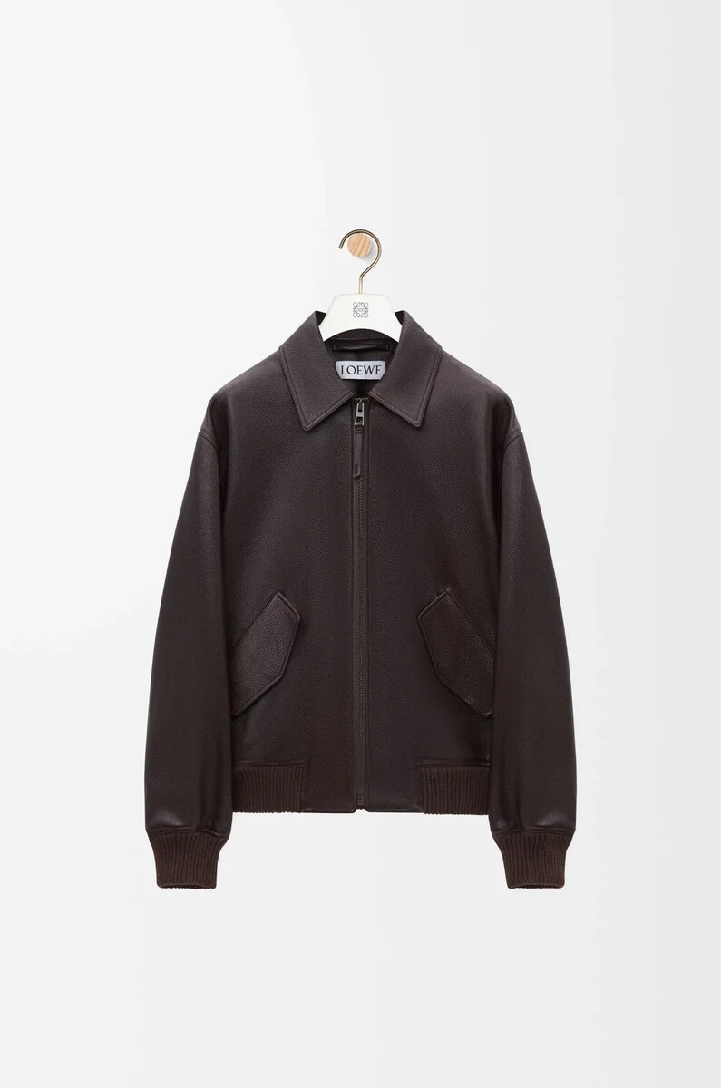 veste aviateur en daim couleur bordeaux