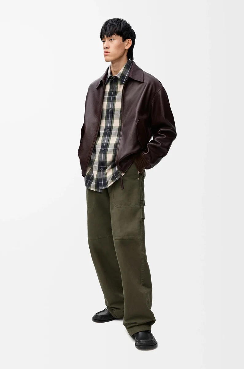veste aviateur en daim couleur bordeaux