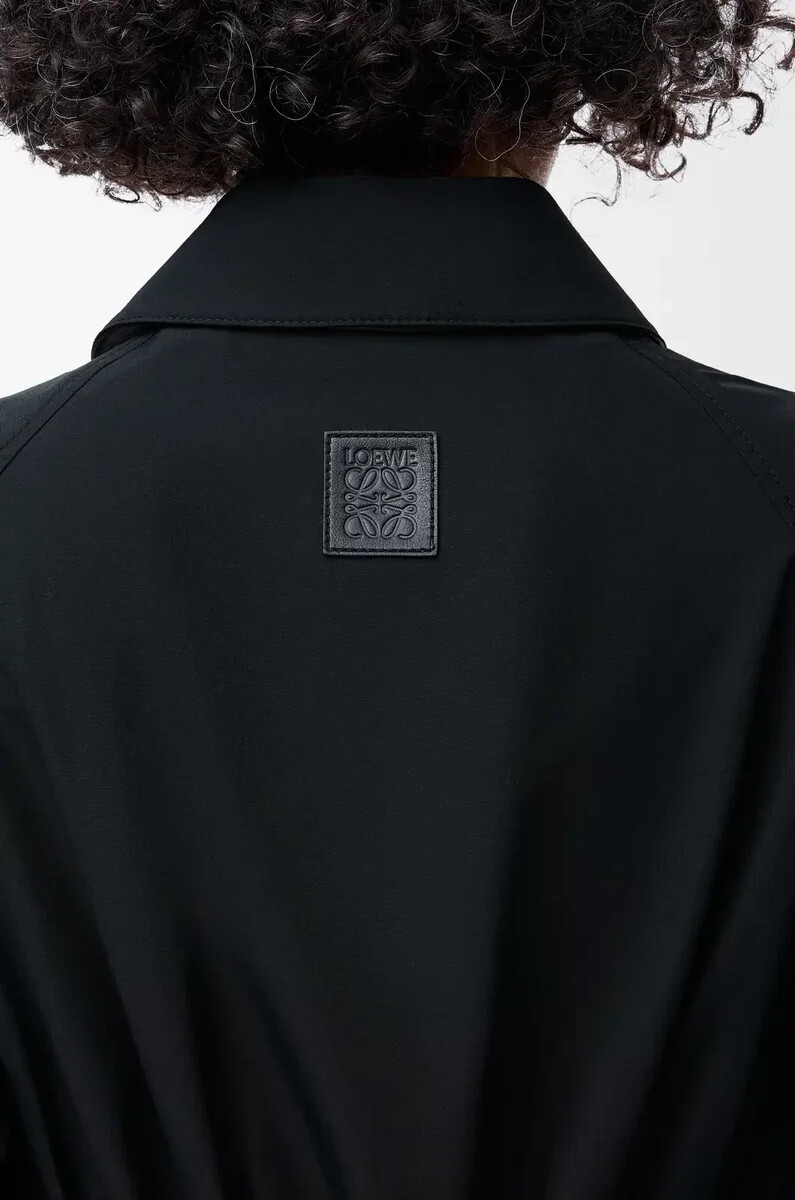 veste en mélange de coton noir