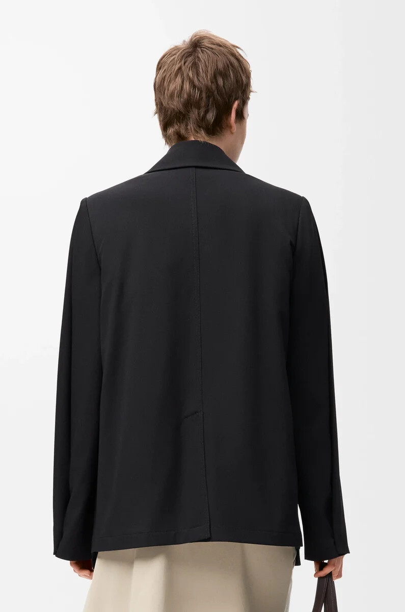 veste en laine noire