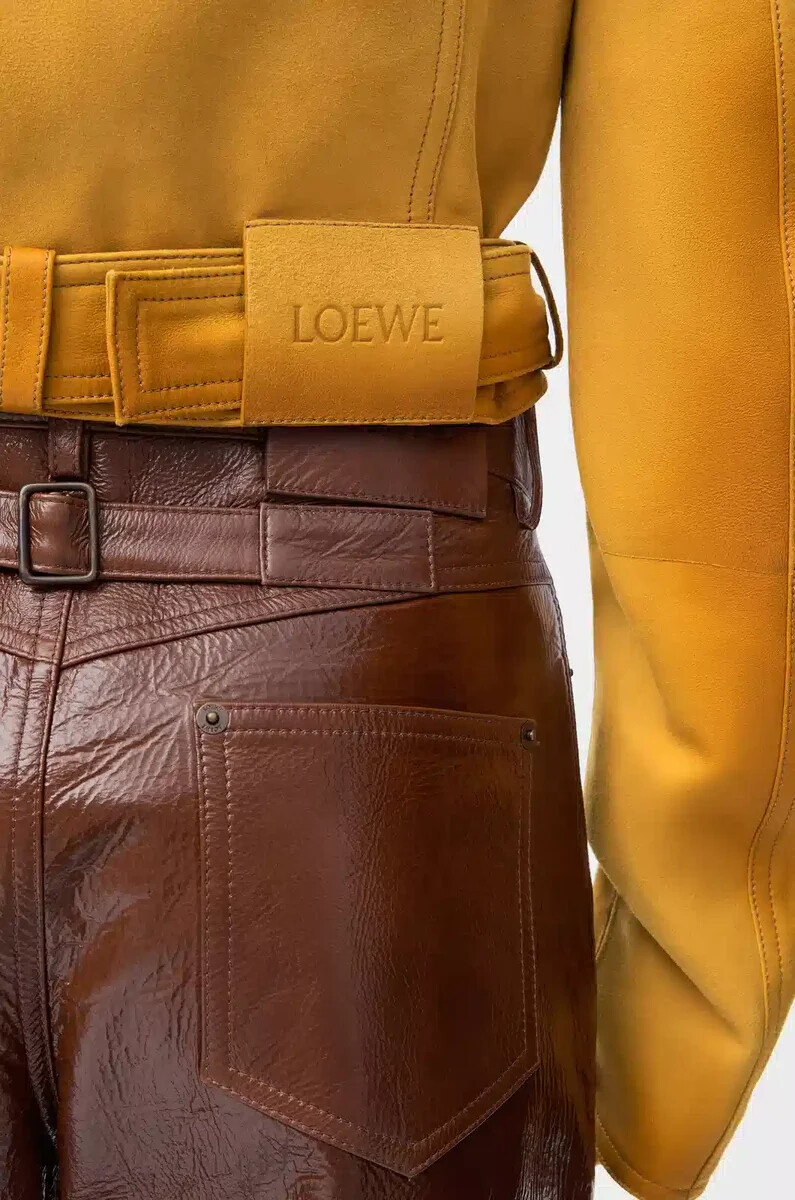 veste courte en daim dagneau beige clair
