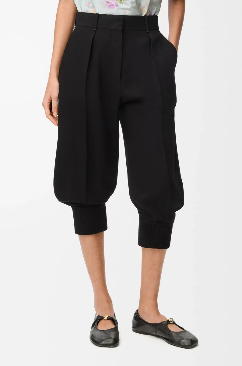 short en viscose stretch noir