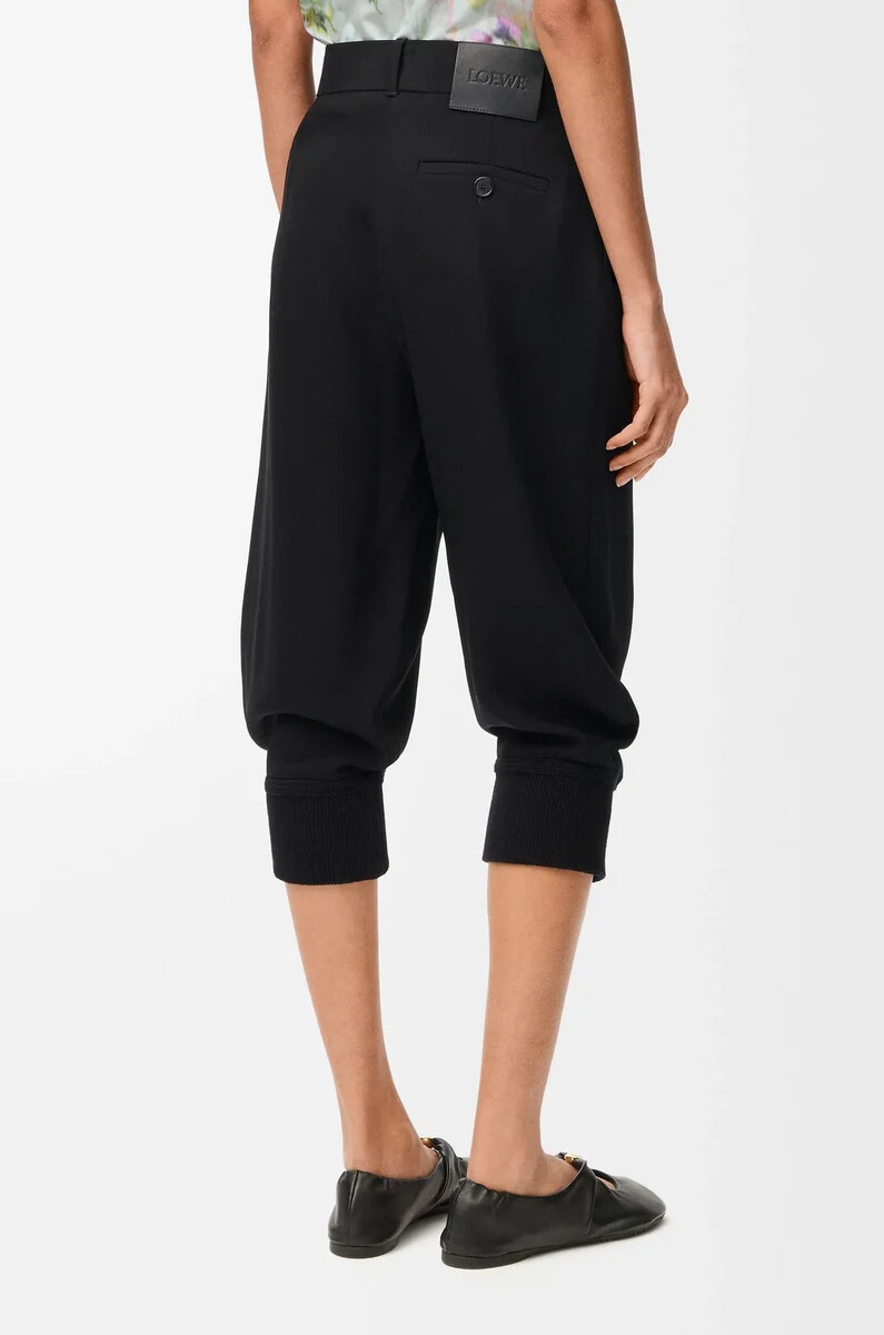 short en viscose stretch noir