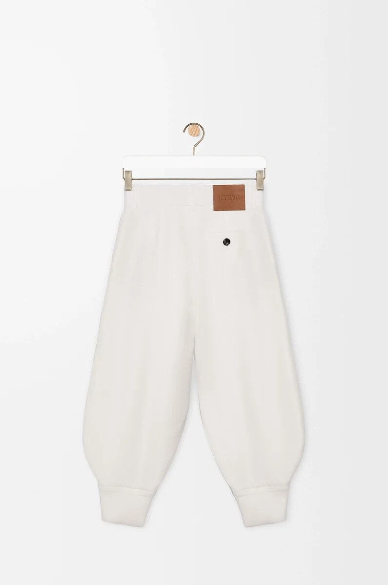 short en viscose stretch blanc