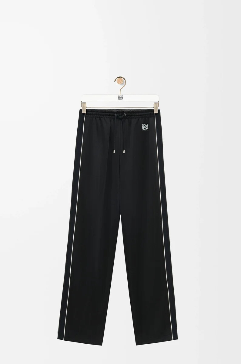 pantalon de survêtement en jersey technique noir