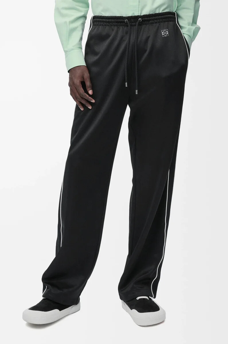 pantalon de survêtement en jersey technique noir