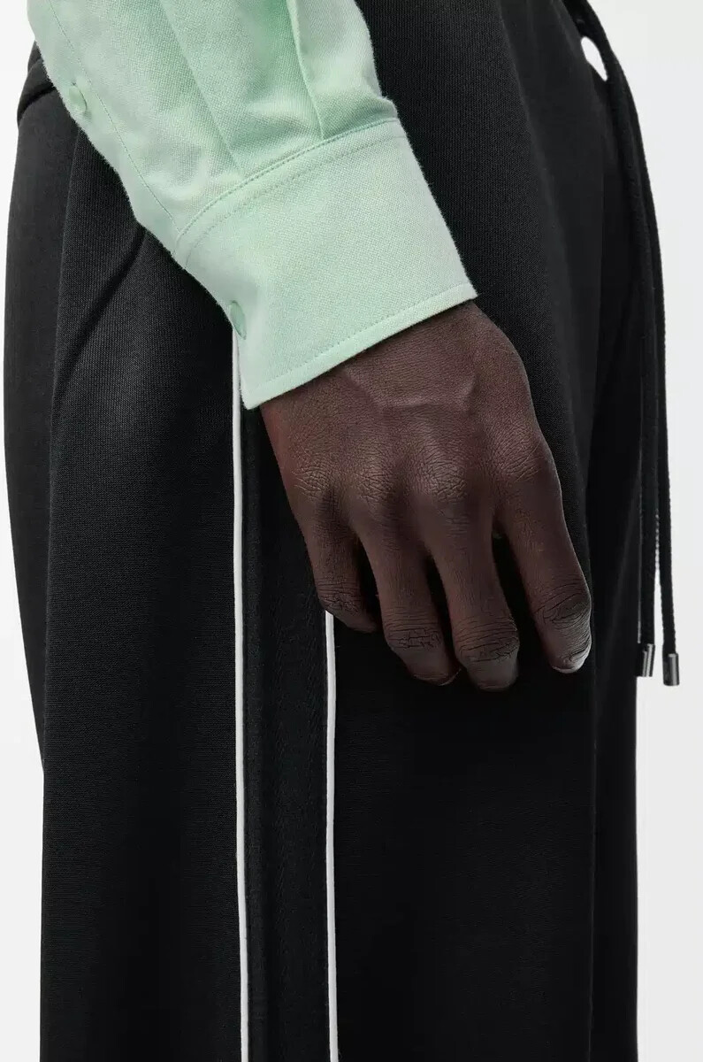 pantalon de survêtement en jersey technique noir