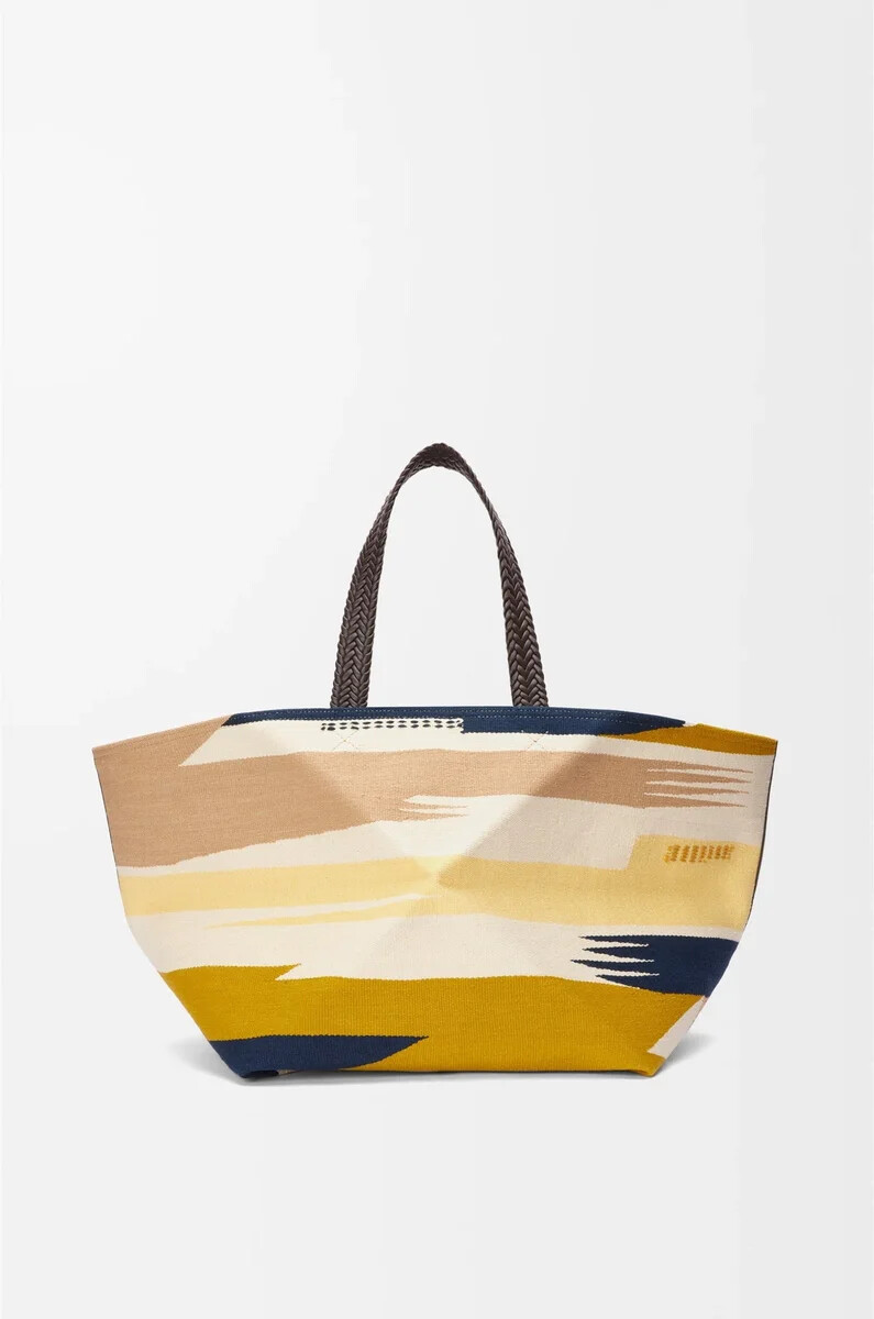 sac fourre-tout xxl pliable en toile multicolore