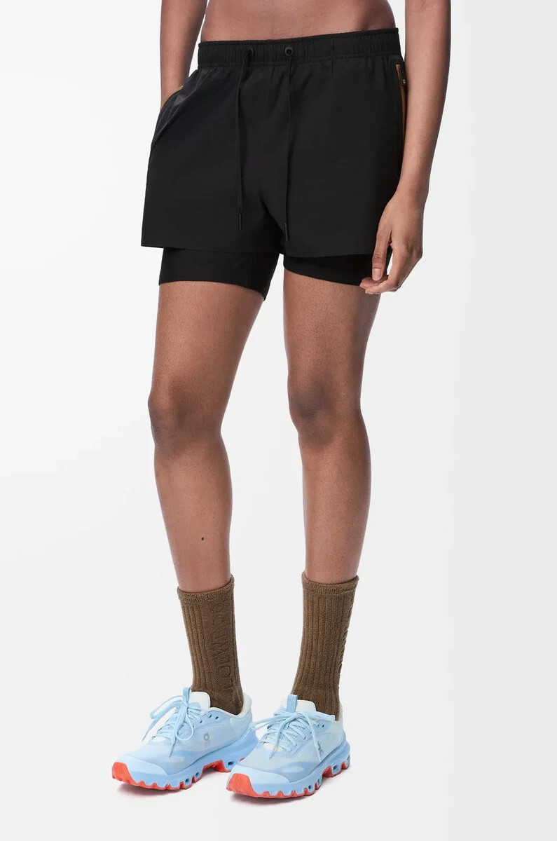 short de performance en tissu technique noir