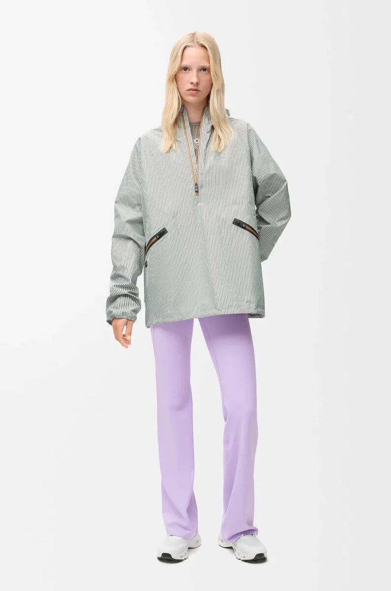 pantalon souple coupe bootcut en jersey technique lilas