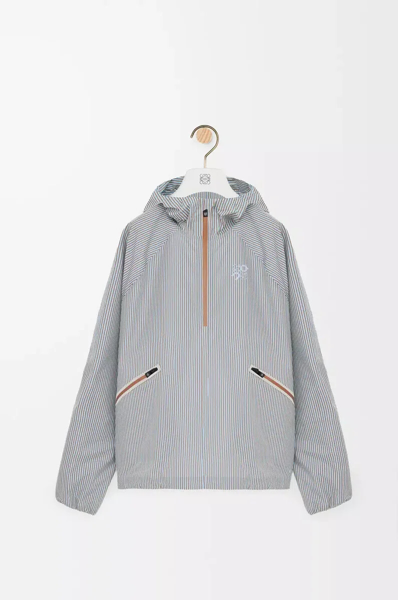 anorak storm en toile technique beigebleu