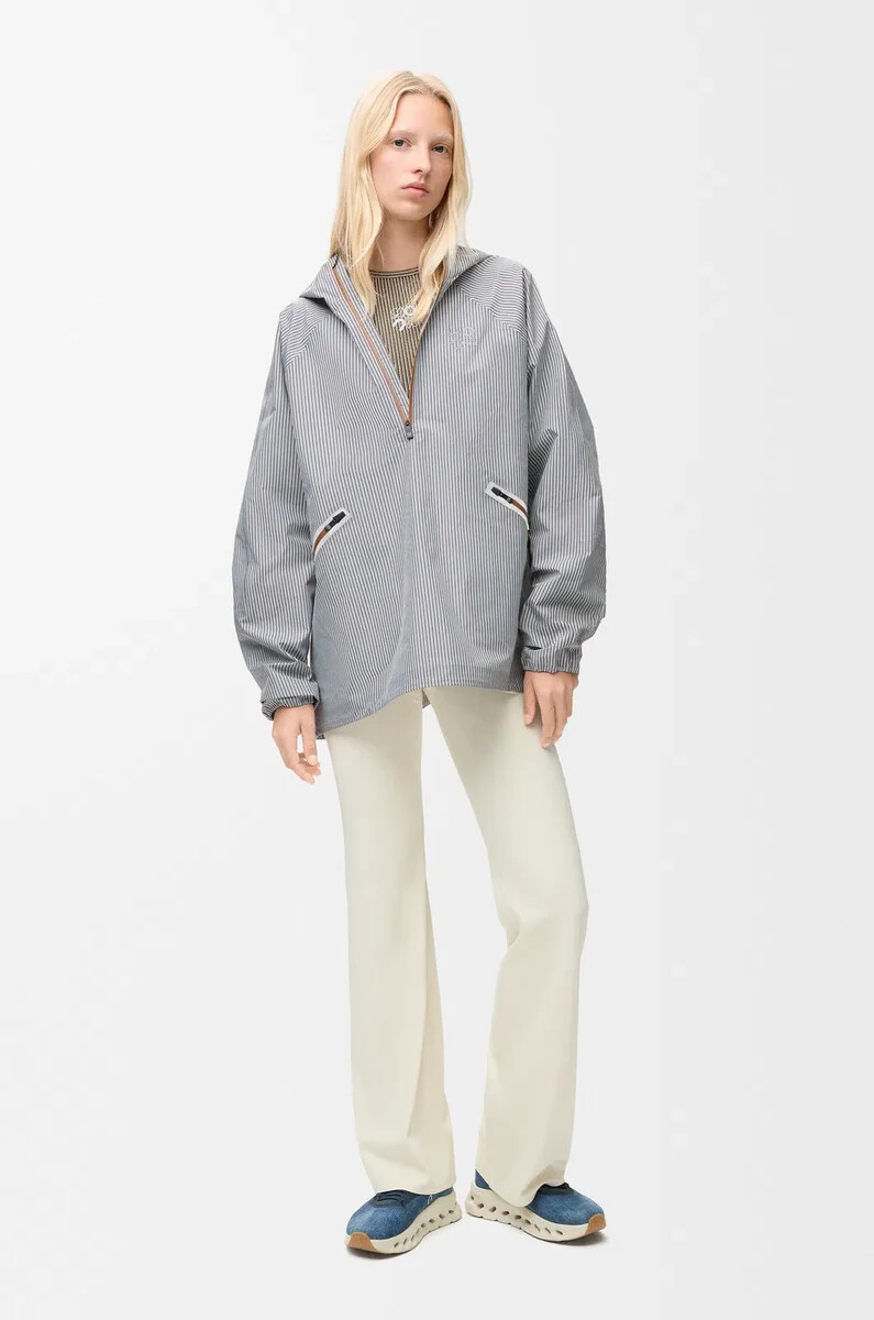 anorak storm en toile technique beigebleu
