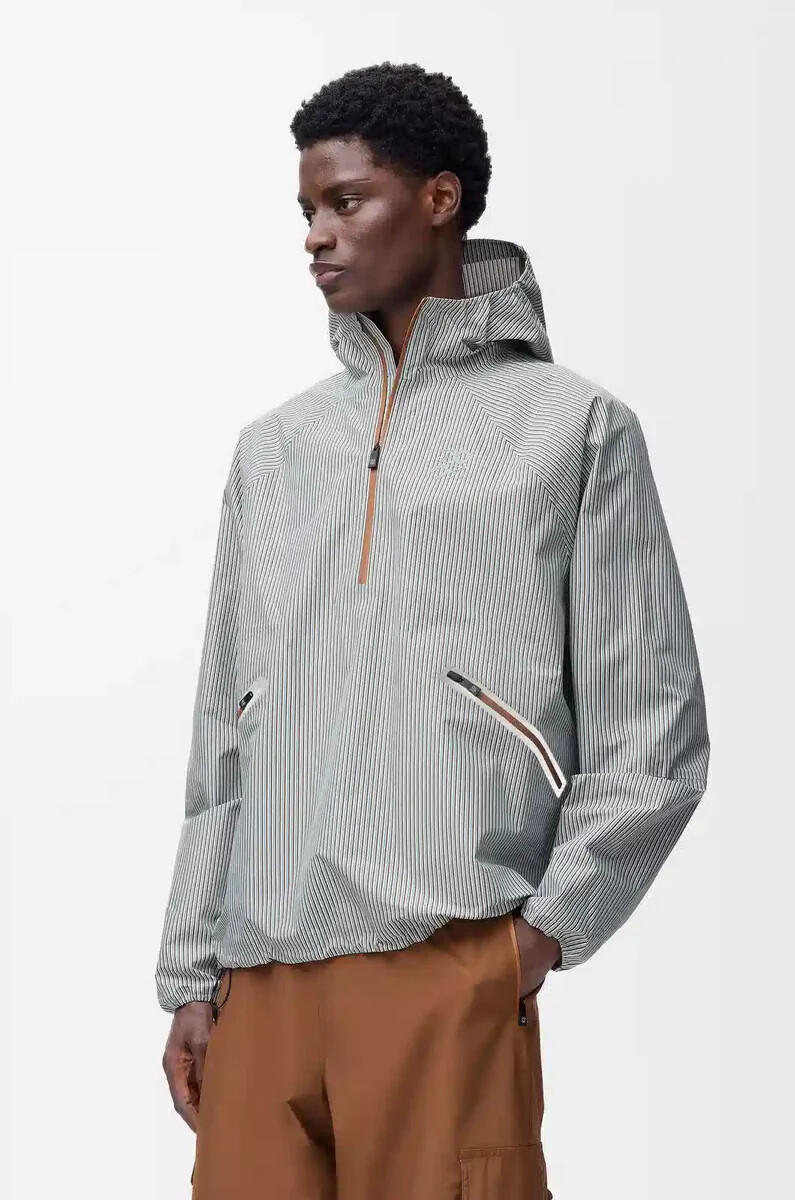 anorak storm en toile technique beigebleu