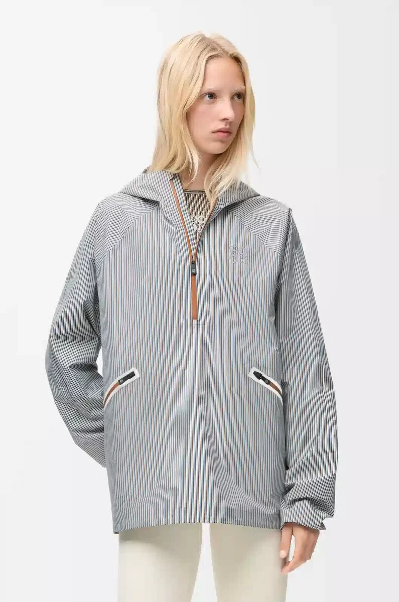 anorak storm en toile technique beigebleu