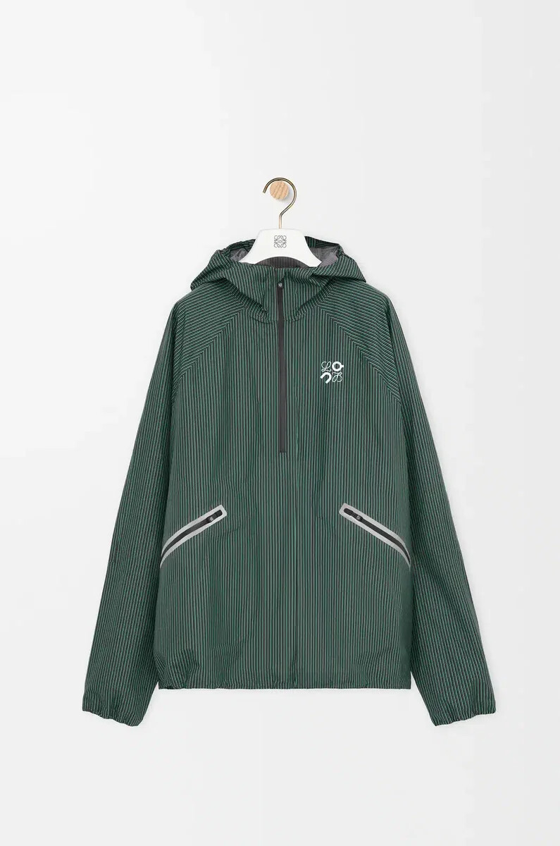 anorak storm en tissu technique vertnoir