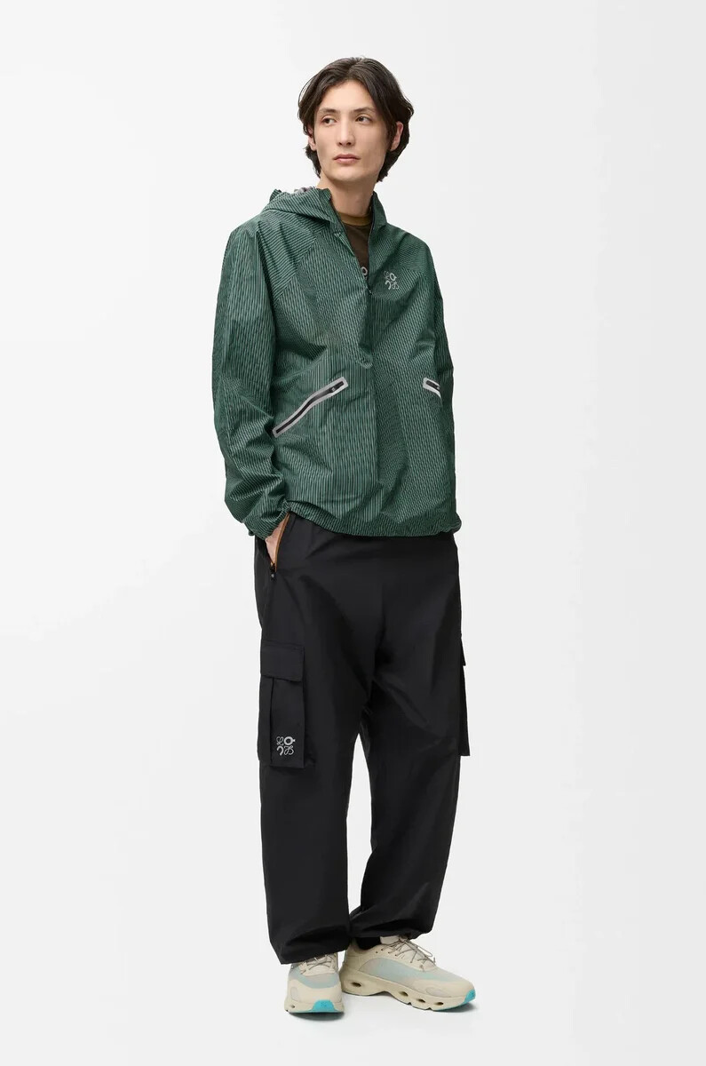 anorak storm en tissu technique vertnoir