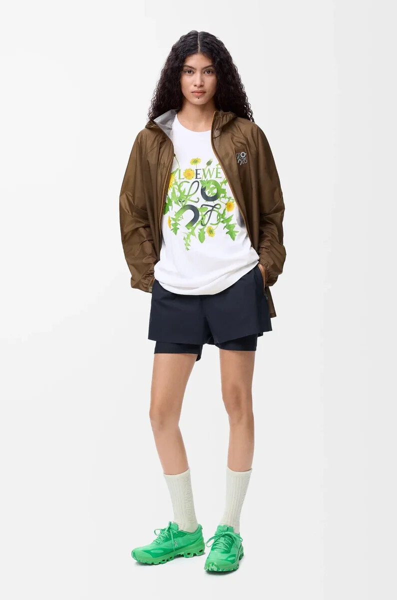 t-shirt technique blanc en jersey