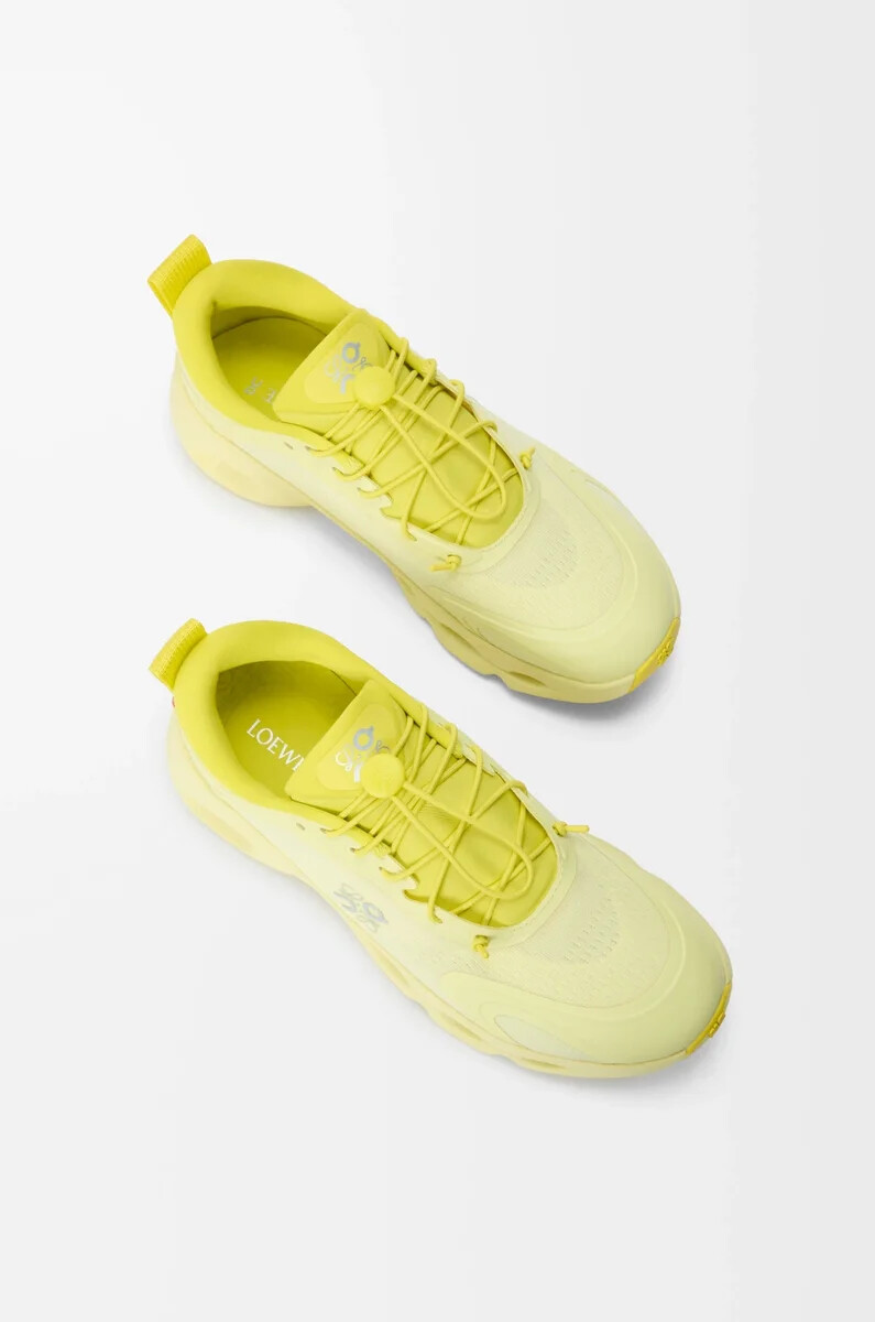 baskets cloudsolo vert citron